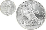 VATICAN CITY 500 Lire Coin, John Paul II, Roma, Silver -