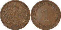 GERMANY - EMPIRE Pfennig Coin, Wilhelm II, Muldenhütten -