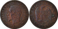 France Centime Coin, Napoleon III, Napoléon III, Strasbourg -