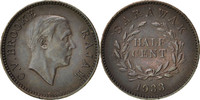 Sarawak 1/2 Cent Coin, Charles V. Brooke, Heaton, Birmingham -