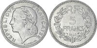 France 5 Francs Coin, Lavrillier, Paris, Aluminum, KM:888b.1 -