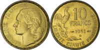 France 10 Francs Coin, Guiraud, Beaumont - Le Roger -