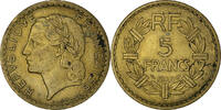 France 5 Francs Coin, Lavrillier, Aluminum-Bronze, KM:888a.2 -