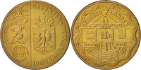 Netherlands Ecu Coin, Beatrix, Utrecht, Brass, KM:20 -