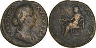 Sestertius Coin, Faustina II, Roma, Bronze, RIC:1668 -