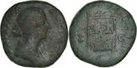 Sestertius Coin, Faustina II, Rome, Bronze, RIC:1665 -