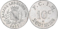 France 10 Centimes Coin, F.C.I.M, 260ème section, Salins, Salins-Les-Bains -
