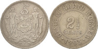 BRITISH NORTH BORNEO 2-1/2 Cent Coin, Heaton, Birmingham -