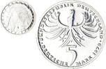 GERMANY - FEDERAL REPUBLIC 5 Mark Coin, 225th Anniversary - Death of Balthasar -