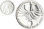 GERMANY - FEDERAL REPUBLIC 5 Mark Coin, 225th Anniversary - Death of Balthasar -