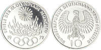 GERMANY - FEDERAL REPUBLIC 10 Mark Coin, Stuttgart, BE, Silver -