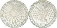 GERMANY - FEDERAL REPUBLIC 10 Mark Coin, Karlsruhe, Silver -