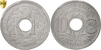 France 10 Centimes Coin, Paris, PCGS, MS65, Zinc, KM:897 -