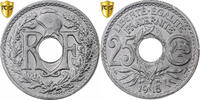 France 25 Centimes Lindauer, Paris, Nickel, PCGS, Gadoury:379 -