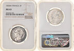 France 2 Francs Coin, Napoleon III, Napoléon III, Paris, NGC -