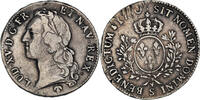 France Ecu Coin, Louis XV, Écu au bandeau, Reims, Silver -