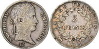 France 5 Francs Napoleon I, Rouen, Silver, Gadoury:584 -