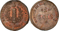 German States 2 Sols Coin, MAINZ, Friedrich Karl Josef, Mayence -