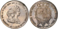ITALIAN STATES 10 Lire Coin, TUSCANY, Charles Louis, Silver -