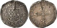 France 1/4 Ecu Coin, CHÂTEAU-REGNAULT, François de Bourbon et Louise-Marguerite de -