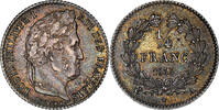 France 1/4 Franc Coin, Louis-Philippe, Paris, Silver -