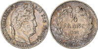 France 1/4 Franc Coin, Louis-Philippe, Rouen, Silver -