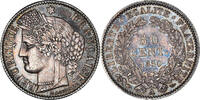 France 50 Centimes Coin, Cérès, Paris, Silver, KM:769.1 -