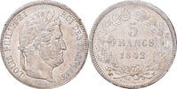 France 5 Francs Coin, Louis-Philippe, Lille, Silver -