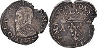 France Teston Coin, DOMBES, Louis II, Trévoux, Silver -
