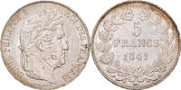 France 5 Francs Coin, Louis-Philippe, Paris, Silver -