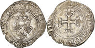France Florette Coin, Charles VI, Tournai, Billon, Duplessy:387A -