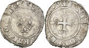 France Florette Coin, Charles VI, Tournai, Billon, Duplessy:387A -