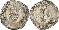 France Florette Coin, Charles VI, Tournai, Billon, Duplessy:387A -