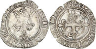 France Florette Coin, Charles VI, Tournai, Billon, Duplessy:387A -