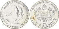 Monaco 100 Francs Coin, Rainier III et Albert, Paris, ESSAI -