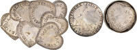 France Love Token Treizain, Denier bractéate à épouser, Silver -