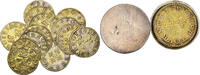 France Love Token Treizain, Denier bractéate à épouser, Vermeil -