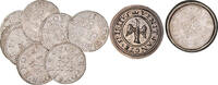 France Love Token Treizain, Denier bractéate à épouser, Silver -