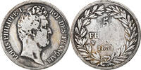 France 5 Francs Coin, Louis-Philippe, Lille, Silver -