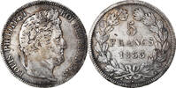 France 5 Francs Coin, Louis-Philippe, Paris, Silver -
