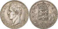 France 5 Francs Charles X, La Rochelle, Silver -