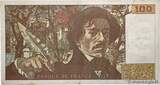 FRANCE 100 Francs DELACROIX 1978 VF-
