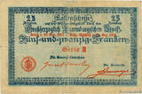 LUXEMBOURG 25 Francs 1919 F