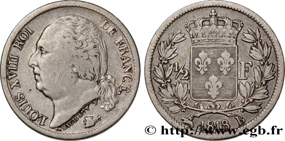 Франс 1. Французские монеты. 20 Francs 1818