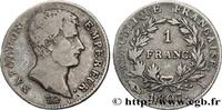 FRANCE 1 franc Napoléon Empereur, Calendrier grégorien PREMIER EMPIRE / FIRST FRENCH EMPIRE Limoges 1807 (23mm, 5g, 6h) -