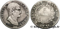 FRANCE 5 francs Bonaparte Premier Consul CONSULATE Perpignan 1803 (37mm, 24,37g, 6h) -