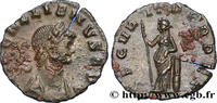 THE MILITARY CRISIS(235 AD to 284 AD) Denier GALLIENUS Rome 265-266 (18mm, 1,28g, 12h) -