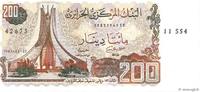 ALGERIA 200 Dinars ALGERIA 200 Dinars 1983 UNC- -