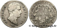 FRANCE 1 franc Napoléon Empereur, Calendrier révolutionna PREMIER EMPIRE / FIRST FRENCH EMPIRE Perpignan 1805 (23mm, 4,85g, 6h) -