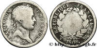 FRANCE 2 francs Napoléon Ier tête laurée, République fran PREMIER EMPIRE / FIRST FRENCH EMPIRE Lille 1808 (27mm, 9,54g, 6h) -